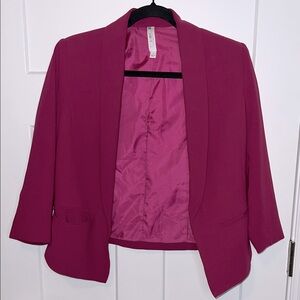 NWOT Mural Fuchsia Blazer